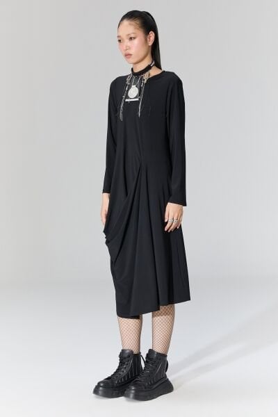 Lamante Osha Elbise - Siyah