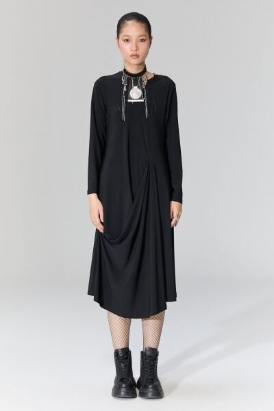 Lamante Osha Elbise - Siyah