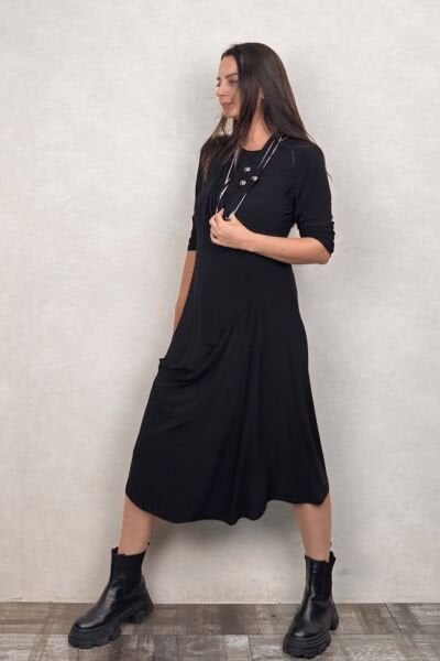 Lamante Osha Elbise - Siyah