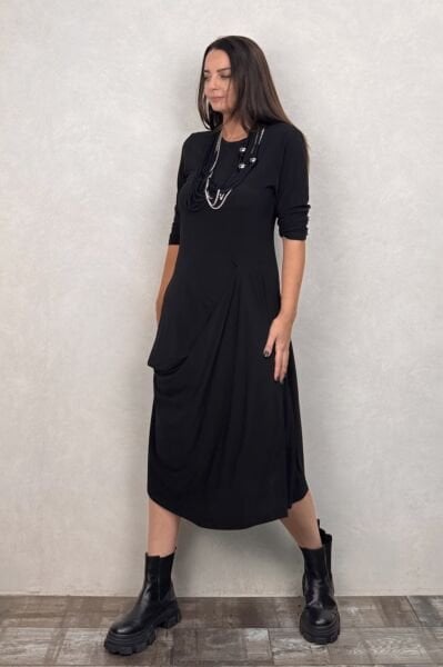 Lamante Osha Elbise - Siyah