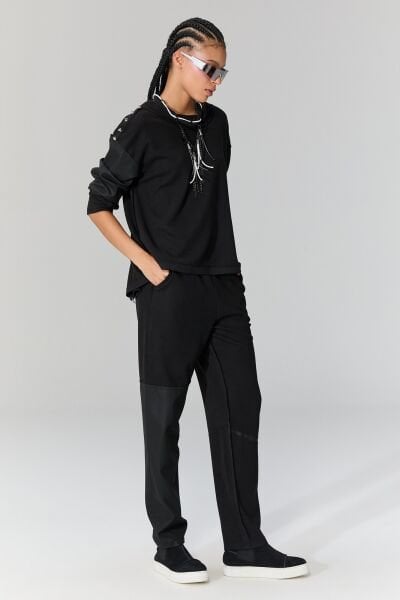 Lamante Holly Triko Pantolon - Siyah