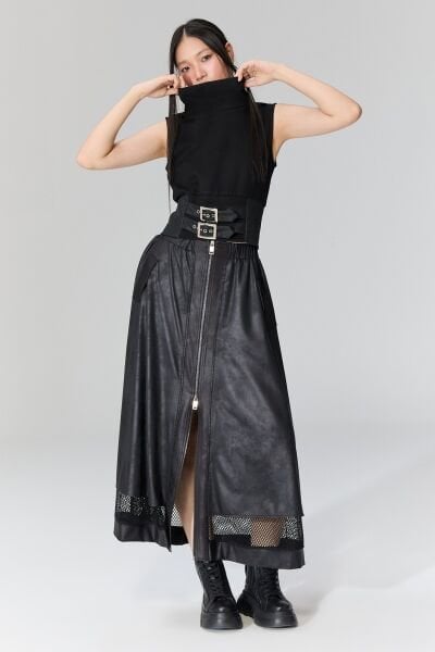 Lamante Cesar Kemer Detaylı Bluz - Siyah