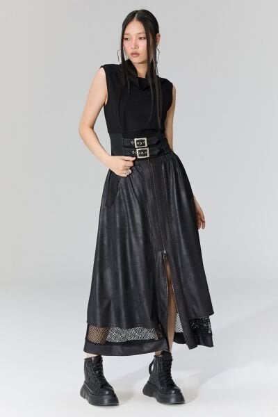 Lamante Cesar Kemer Detaylı Bluz - Siyah