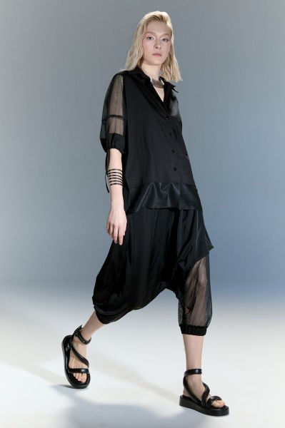 Lamante Ghost File Detaylı Gömlek - Siyah