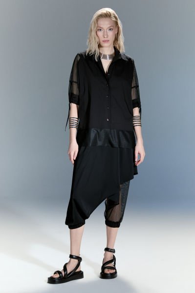 Lamante Ghost File Detaylı Gömlek - Siyah