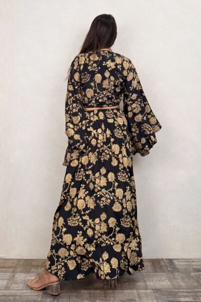 Ares Bolero Etek Takım - Siyah Gold