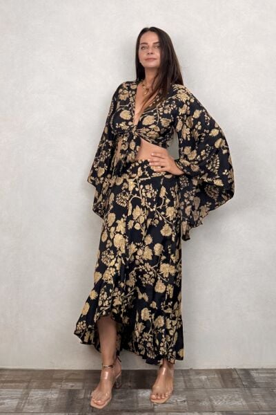 Ares Bolero Etek Takım - Siyah Gold