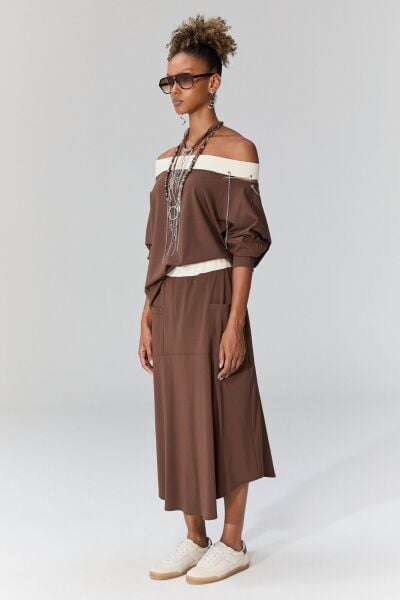 Lamante Carla Bluz - Kahve