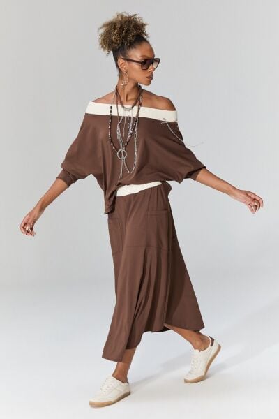 Lamante Carla Bluz - Kahve