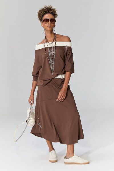 Lamante Carla Bluz - Kahve