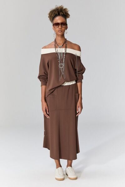 Lamante Carla Bluz - Kahve