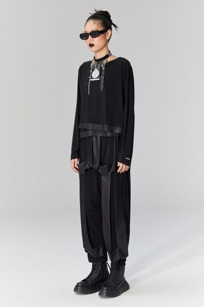 Lamante Fargo Şalvar Pantolon - Siyah