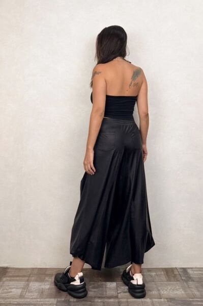 Lamante Teos Şalvar Pantolon - Siyah