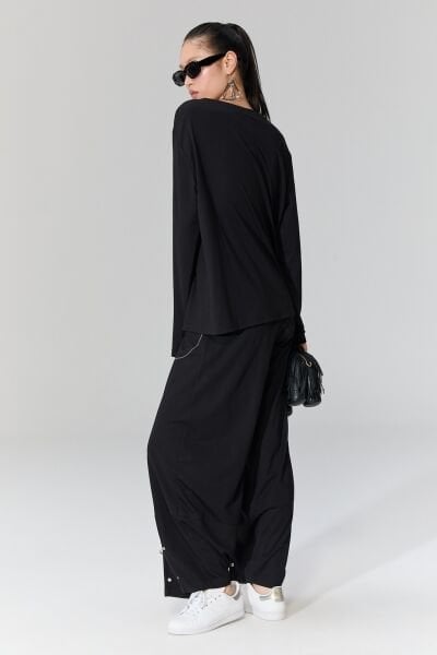 Lamante Punch Pantolon - Siyah