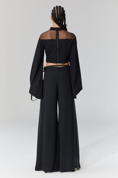 Lamante Libra Tül Pantolon - Siyah