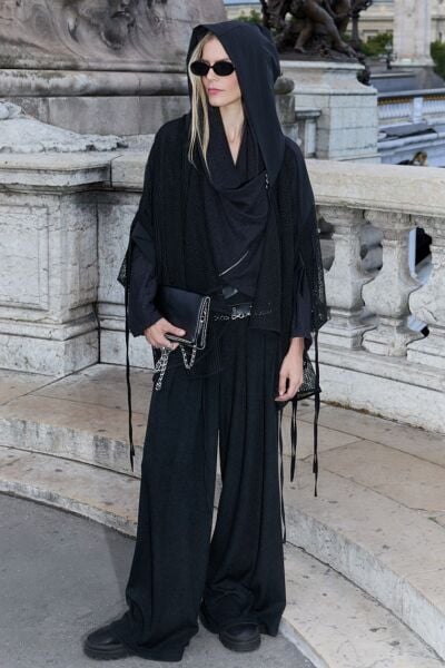 Lamante Pia Triko Pantolon - Siyah