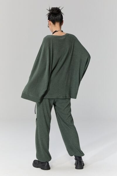 Lamante Riga Triko Bluz - Haki Yeşil