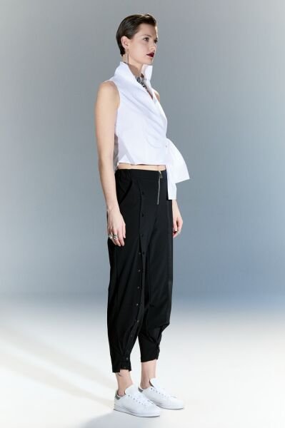 Lamante Bağlamalı Gömlek Bluz - Beyaz