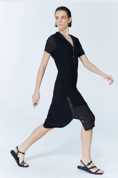 Lamante Lena Tasarım Elbise - Siyah