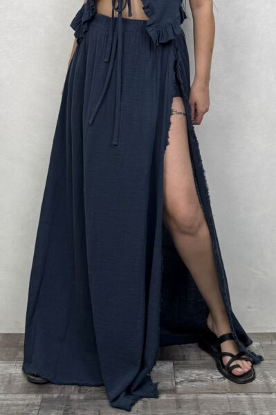 Medea Şortlu Etek Midnight Navy - Petrol