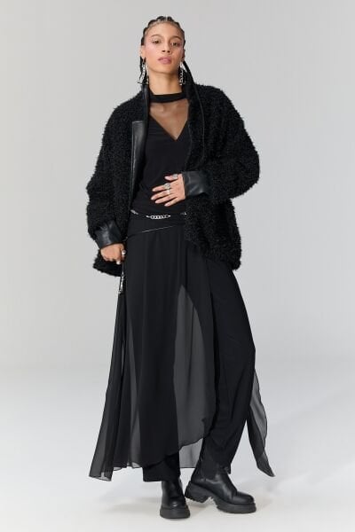 Lamante Pecora Ceket  - Siyah