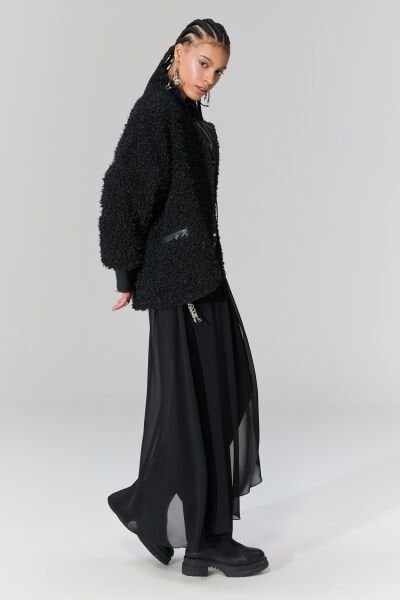 Lamante Pecora Ceket  - Siyah