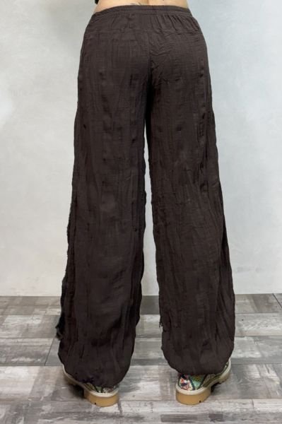 Mia Müslin Pantolon  - Acı Kahve