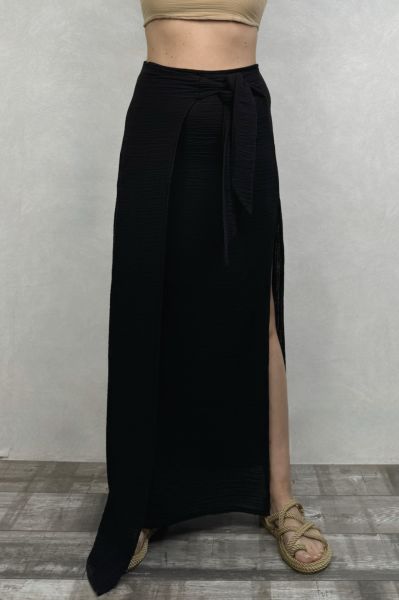 Olinda Müslin Etek - Siyah