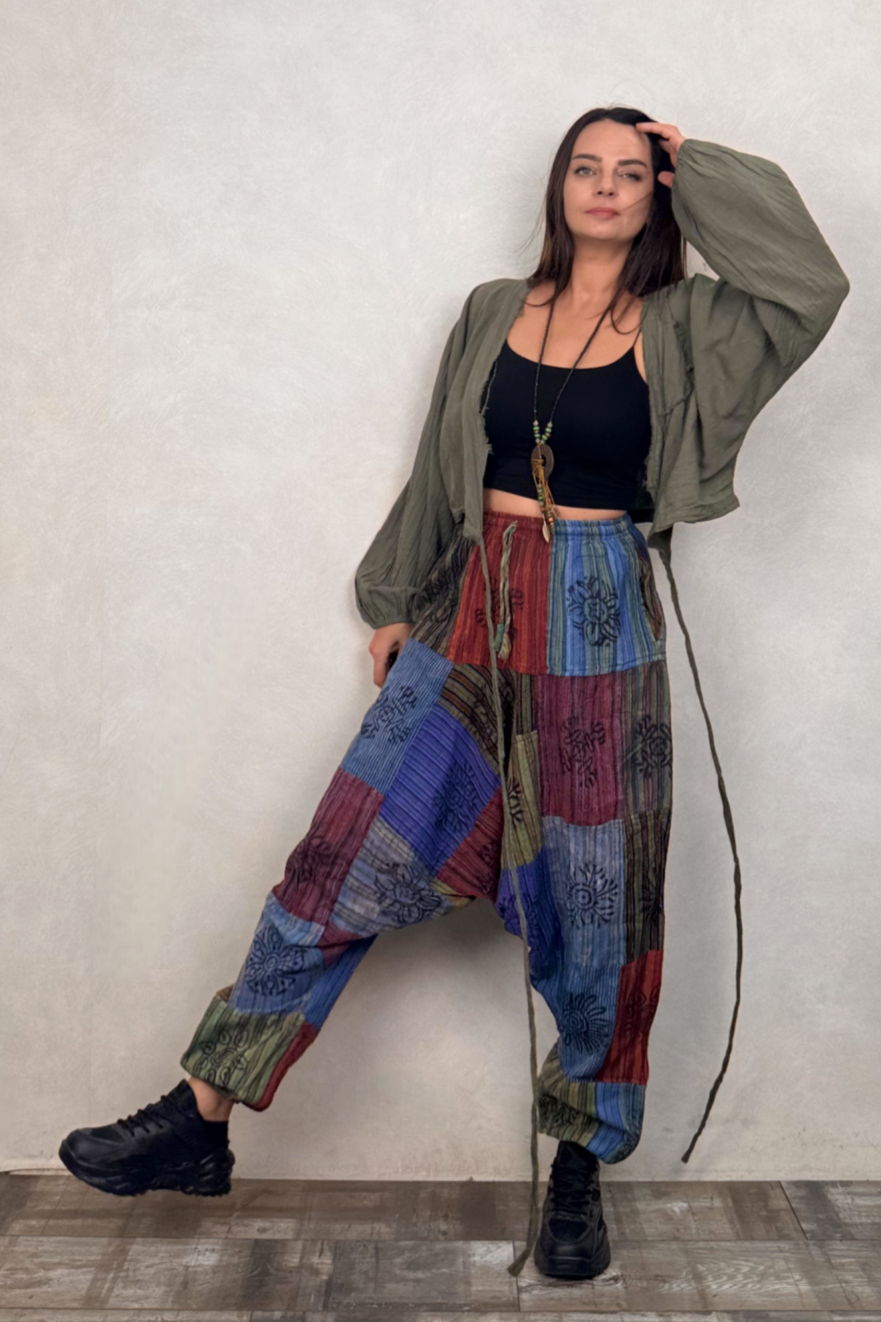 Nepal Patch Şalvar - Çok Renkli 5