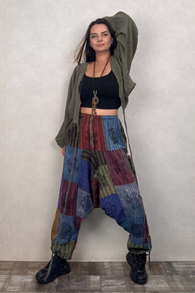 Nepal Patch Şalvar - Çok Renkli 5