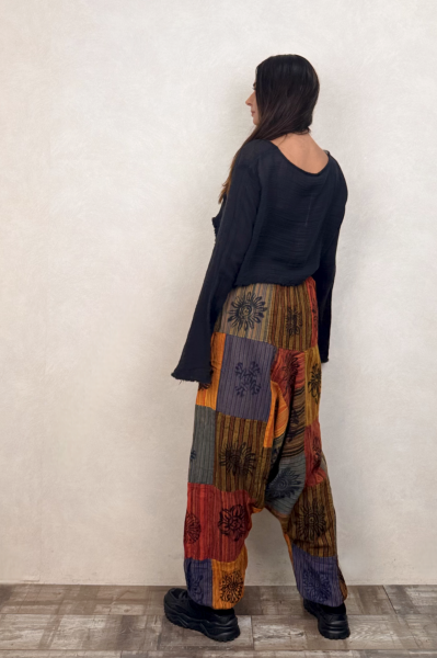 Nepal Patch Şalvar - Çok Renkli 6