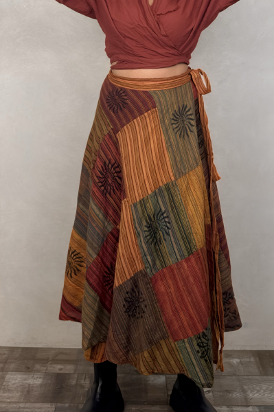 Nepal Patch Anvelop Etek - Turuncu