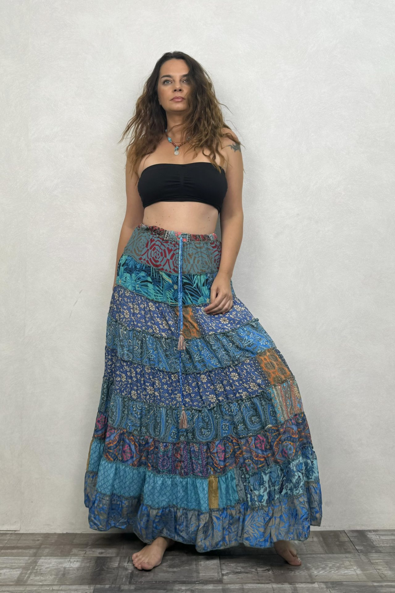 Gypsy Patch İpek Etek-Siete