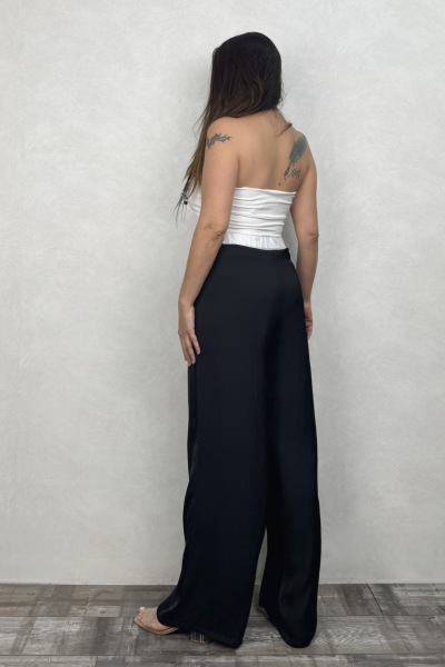 Lamante Crop Bluz - Beyaz