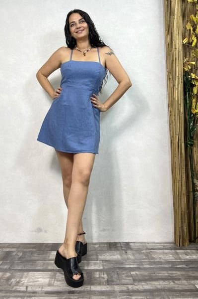 Boogie Keten Elbise Moonlight Blue-  Mavi