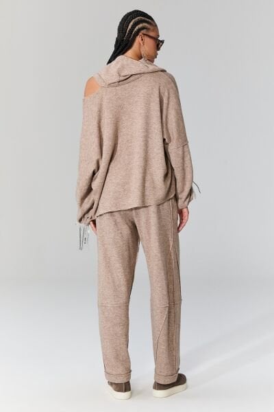 Lamante Rox Triko Pantolon - Mocha