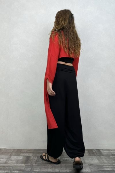 Soly Nature Müslin Bolero Bluz Barbados Cherry - Vişne