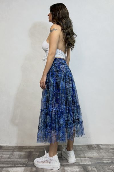 Boyundan Bağlamalı Kuplu Crop Bluz - Beyaz