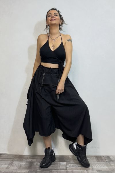 Phuket Tasarım Pantolon - Siyah