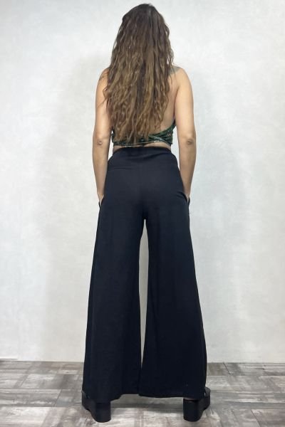 Fendi Kemerli Pantolon - Siyah