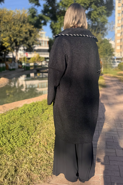 Lamante Charlote Yumoş Kaban - Siyah