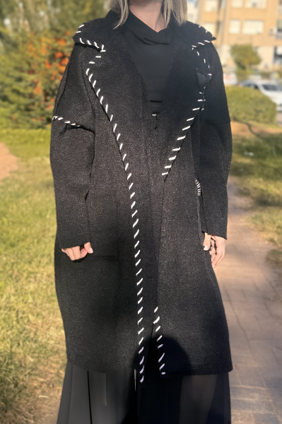 Lamante Charlote Yumoş Kaban - Siyah