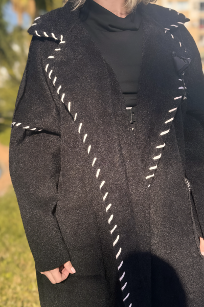 Lamante Charlote Yumoş Kaban - Siyah