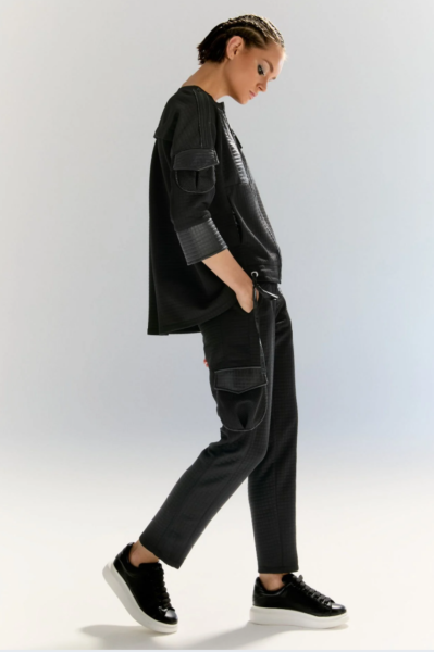 Lamante Fixed Kapitone Pantolon - Siyah