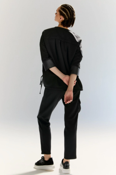 Lamante Fixed Kapitone Pantolon - Siyah