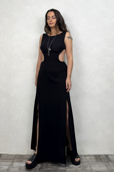 Diana Premium Elbise - Siyah
