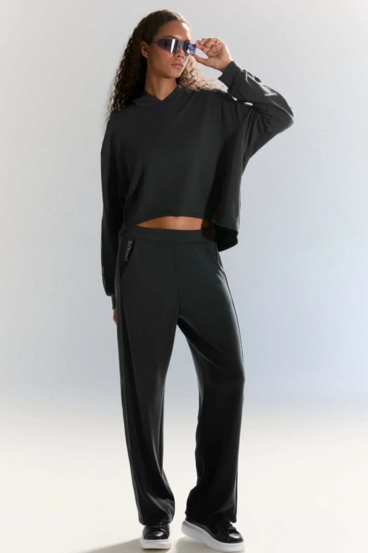 Lamante Modal Basic Pantolon - Füme