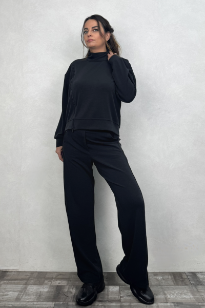 Lamante Modal Basic Pantolon - Füme