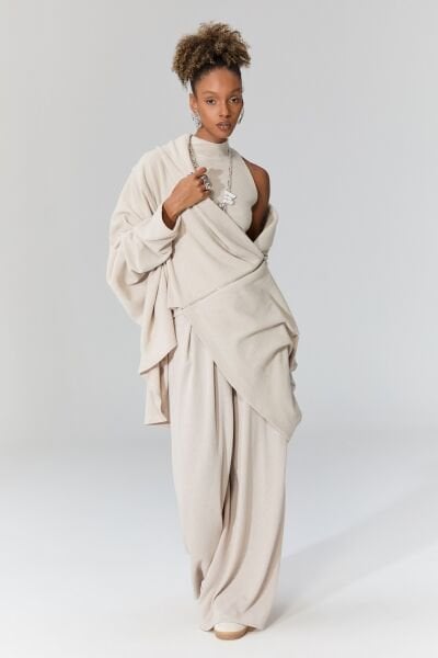 Lamante Pia Triko Pantolon - Bej