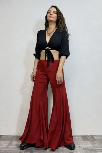 Donna Crop Bluz - Siyah